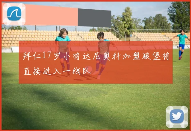 拜仁17岁小将达尼奥科加盟狼堡将直接进入一线队