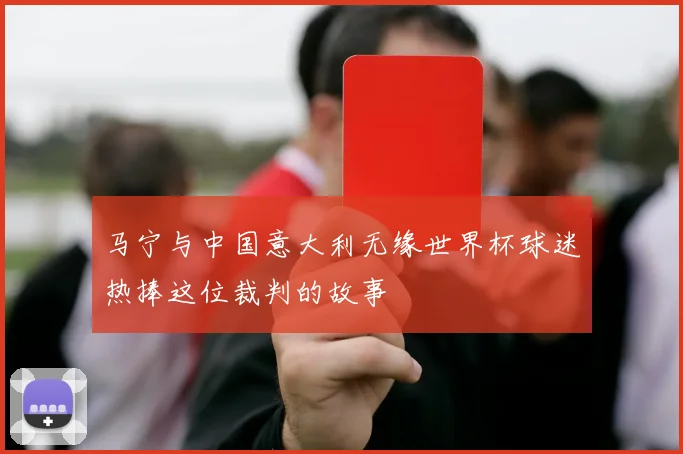 马宁与中国意大利无缘世界杯球迷热捧这位裁判的故事
